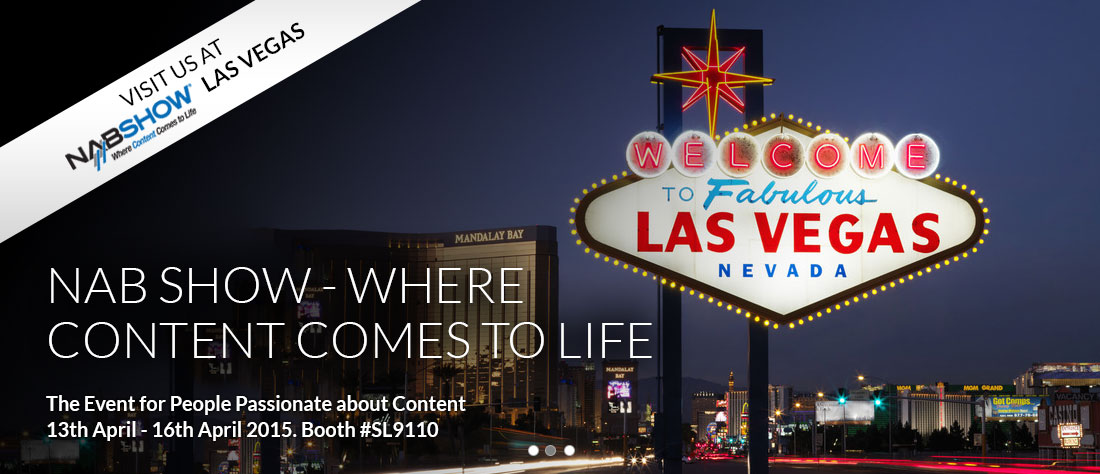 Visit us at the 2015 NAB Show Las Vegas